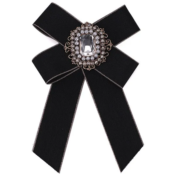 Solid Ribbon Polyester Bow Tie
