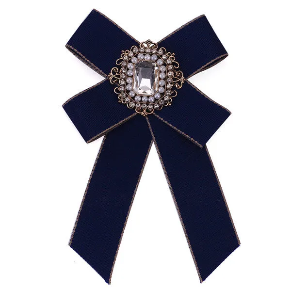 Solid Ribbon Polyester Bow Tie