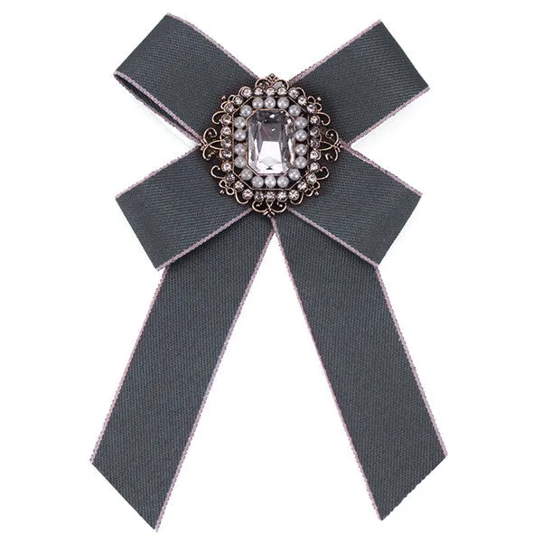 Solid Ribbon Polyester Bow Tie