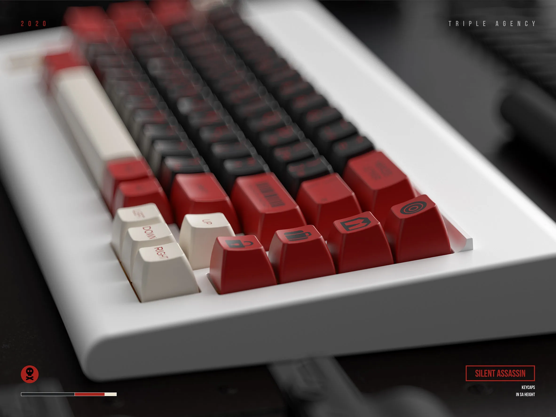 SP SA Silent Assassin Keycap Set