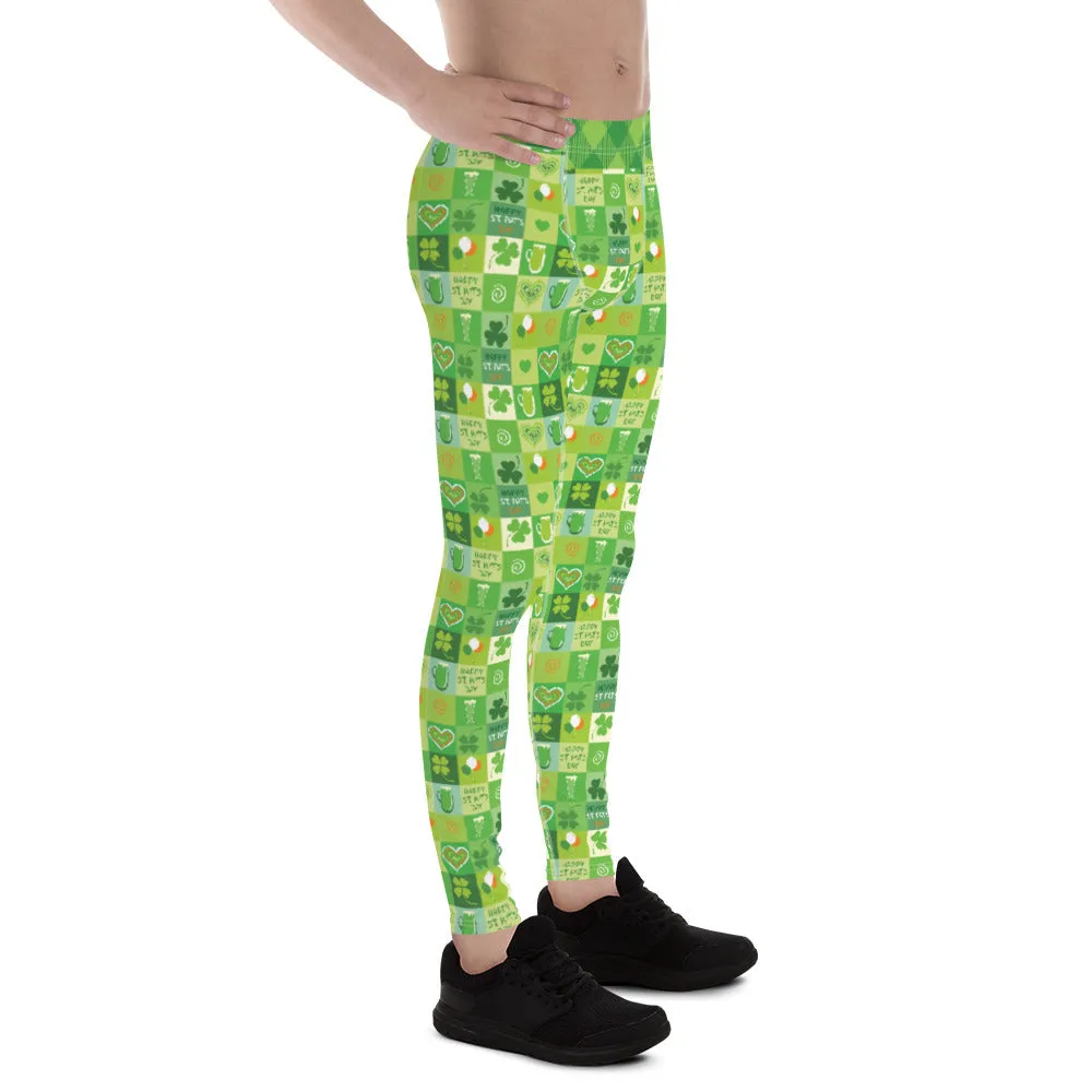 St. Patrick's Day Collage - Men's Leggings