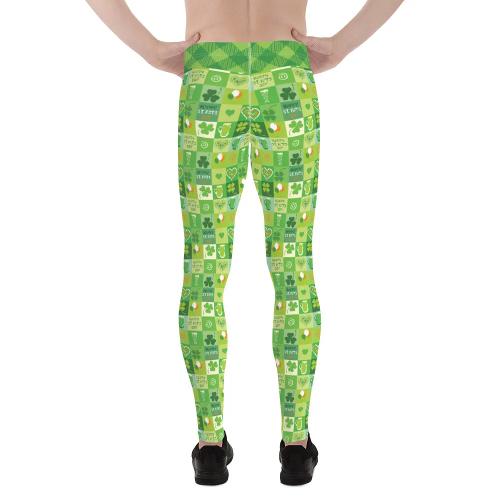 St. Patrick's Day Collage - Men's Leggings