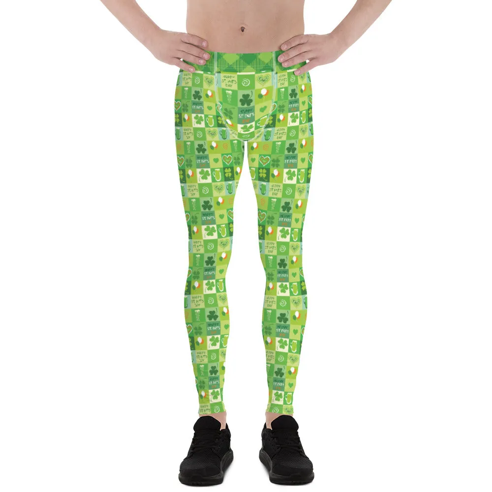 St. Patrick's Day Collage - Men's Leggings