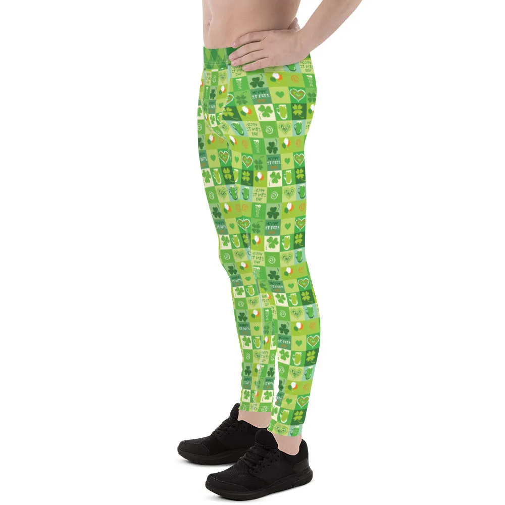 St. Patrick's Day Collage - Men's Leggings