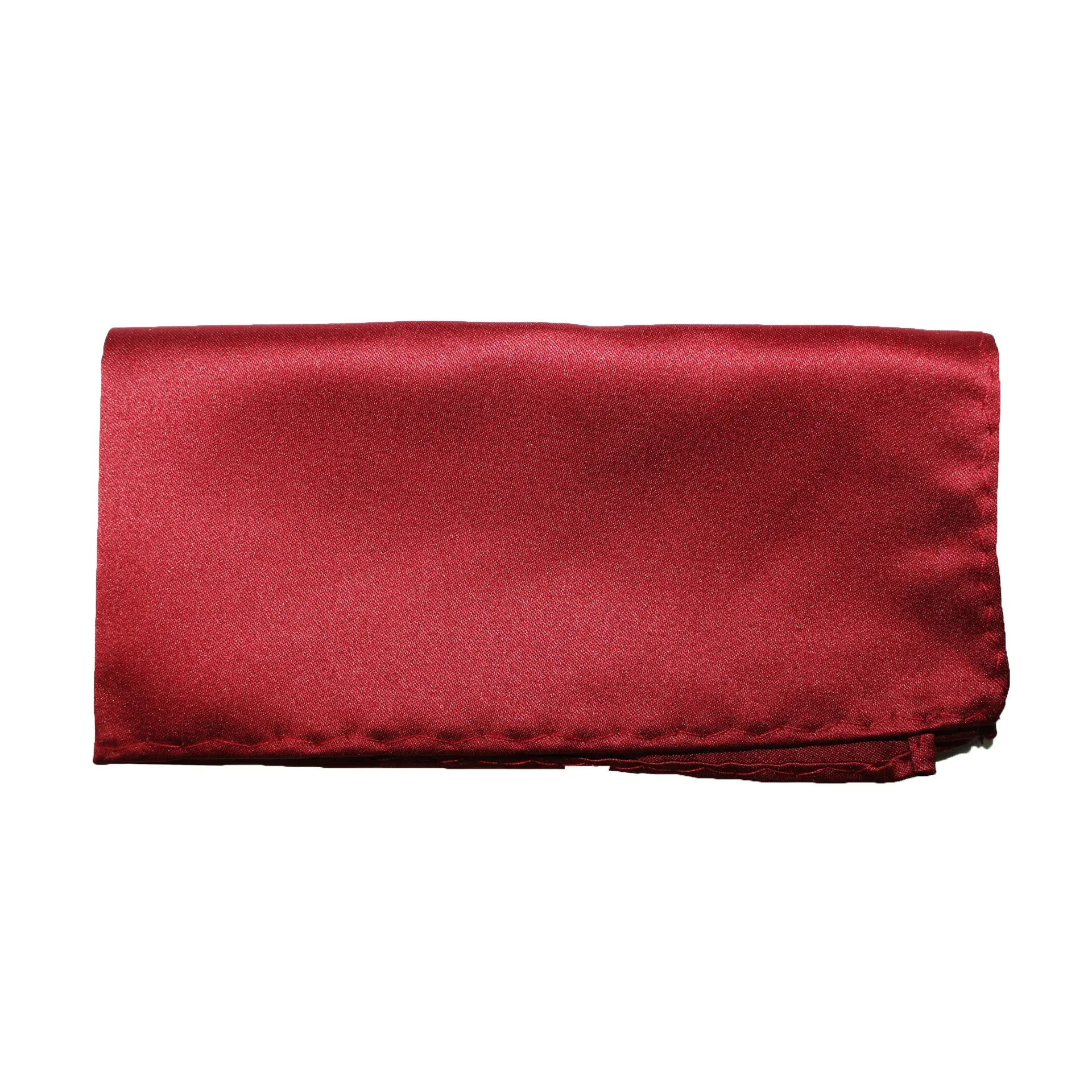 Stacy Adams Solid Tie and Handkerchief - Medium Red