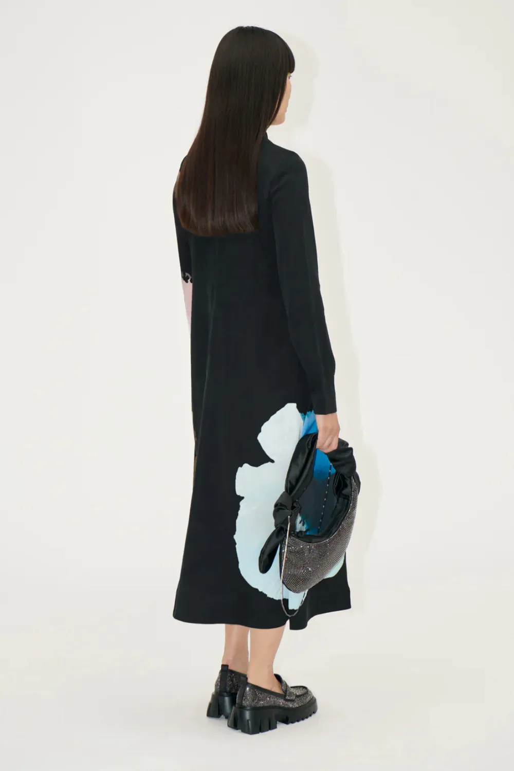 Stine Goya Long Sleeve Midi Dress