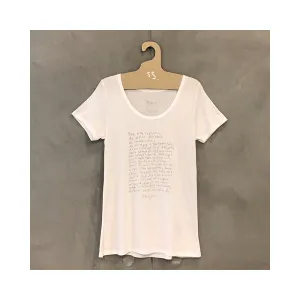 STRAUSS Ladies T-Shirt Steve Jobs - White