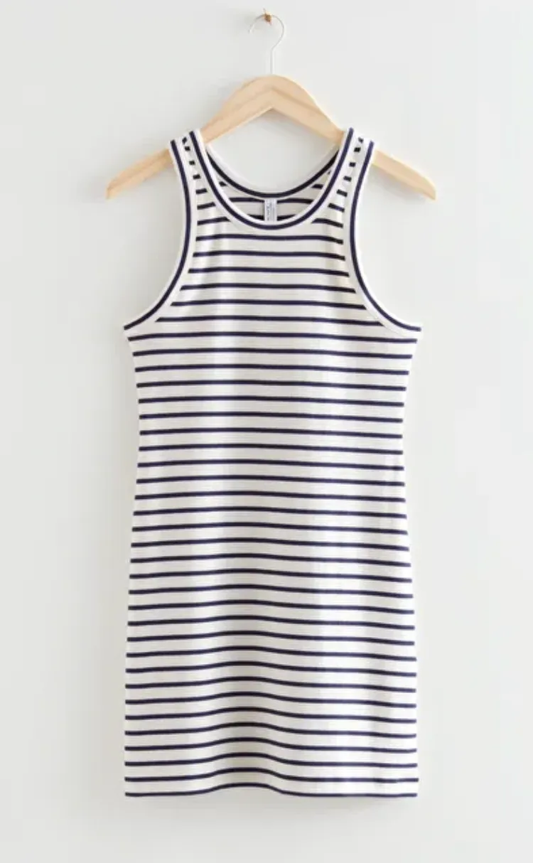 Striped Tank Mini Dress