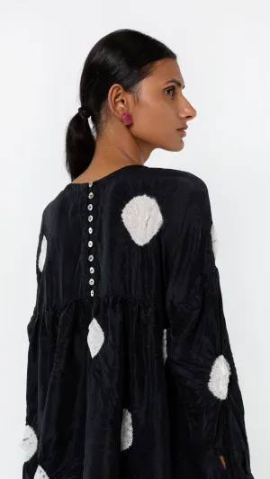 Studio Medium   I   Shibori Cuvee POLKA TOP - BLACK/WHITEPOL 11