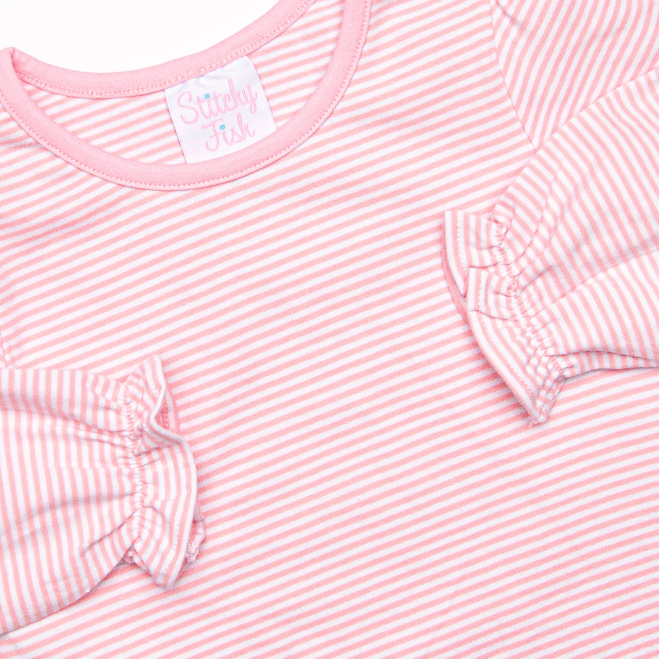 Sweet-tarts and Sweethearts Applique Dress, Pink