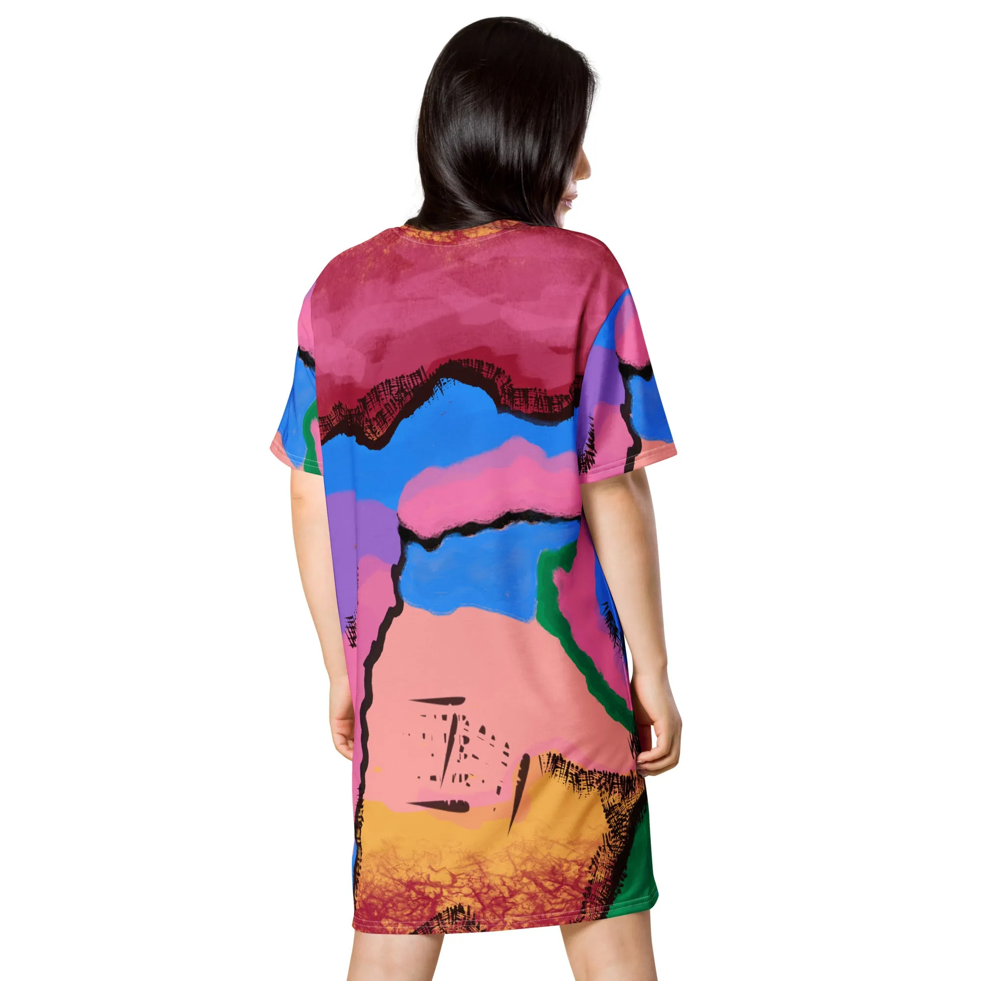 T-shirt Dress, Abstract Art