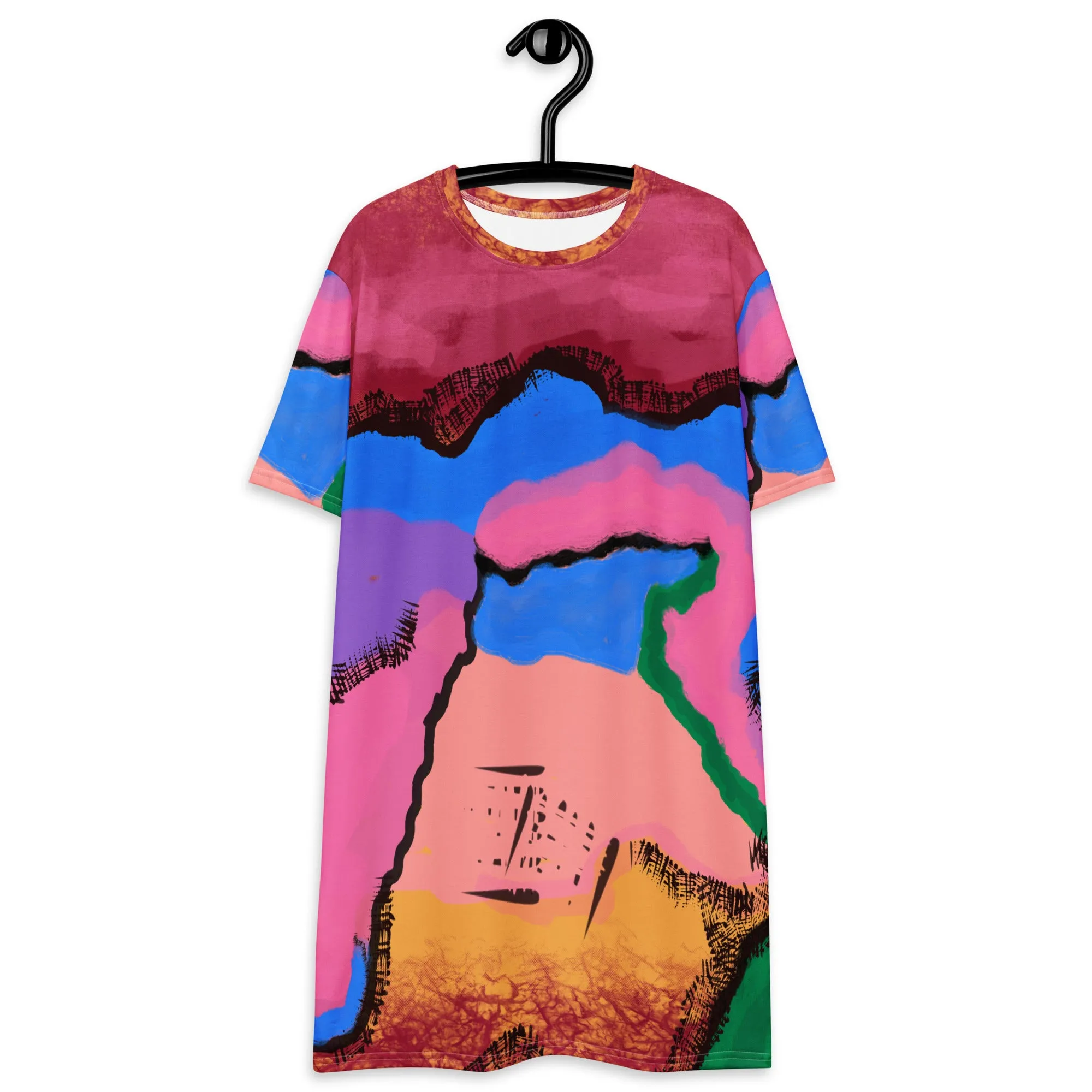 T-shirt Dress, Abstract Art