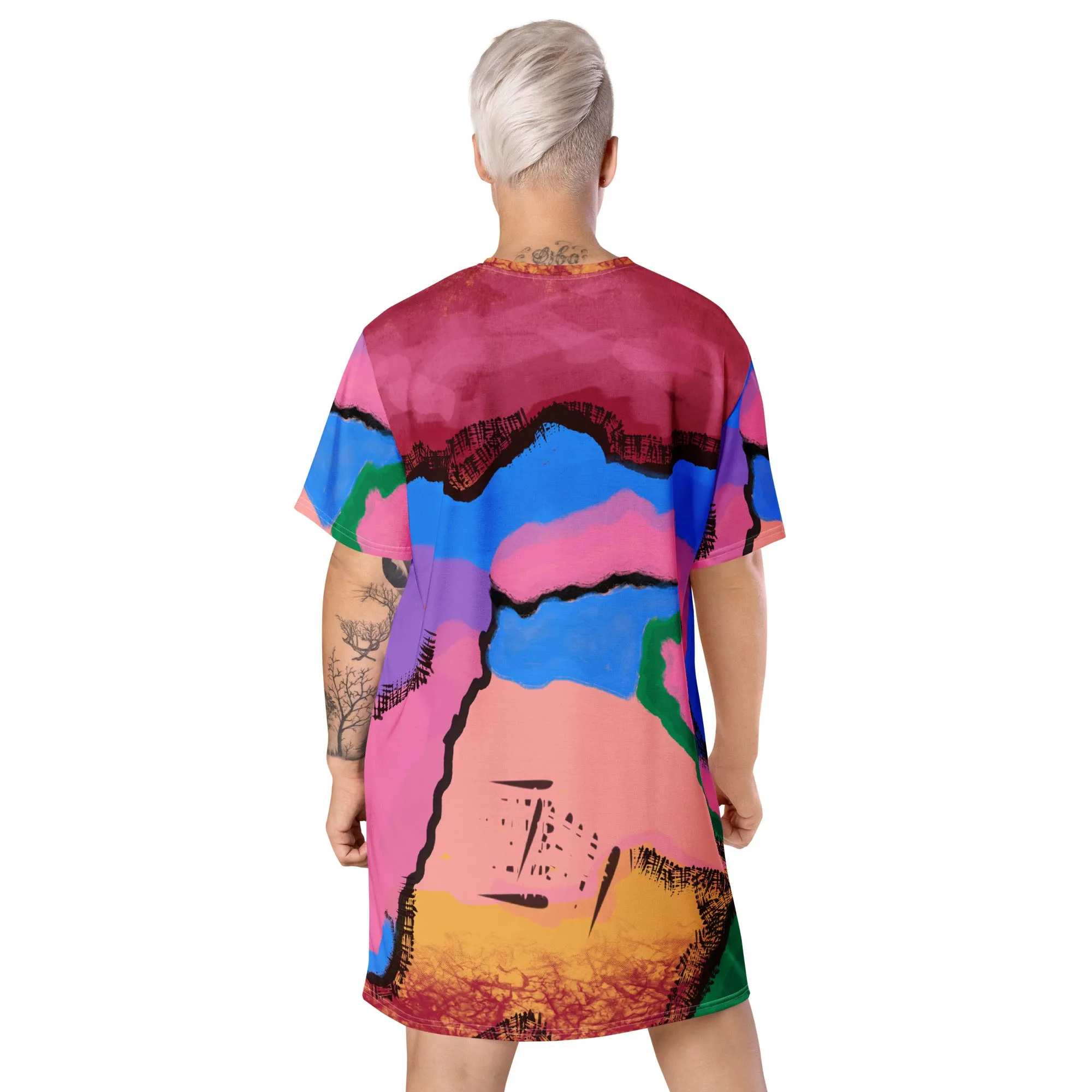 T-shirt Dress, Abstract Art