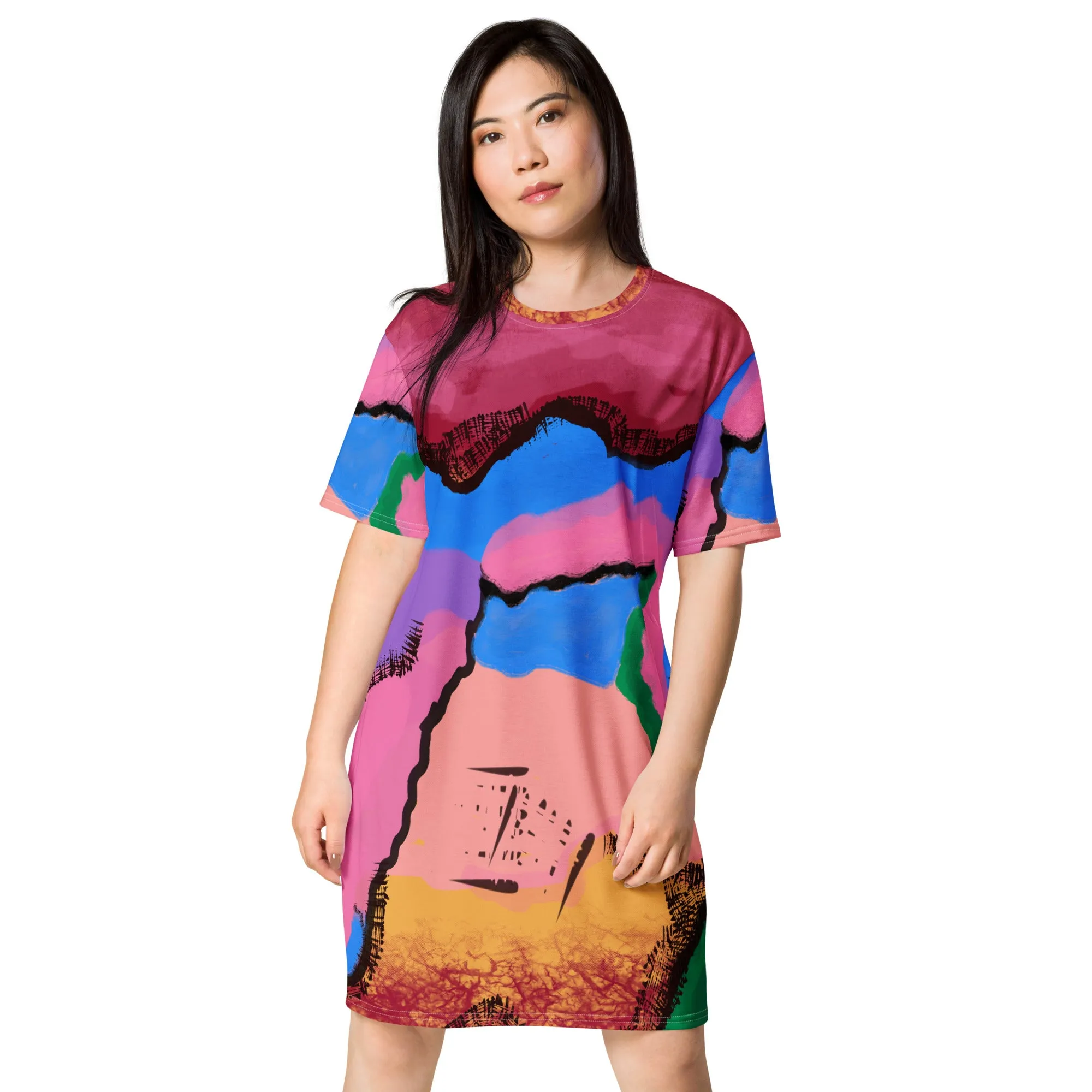 T-shirt Dress, Abstract Art