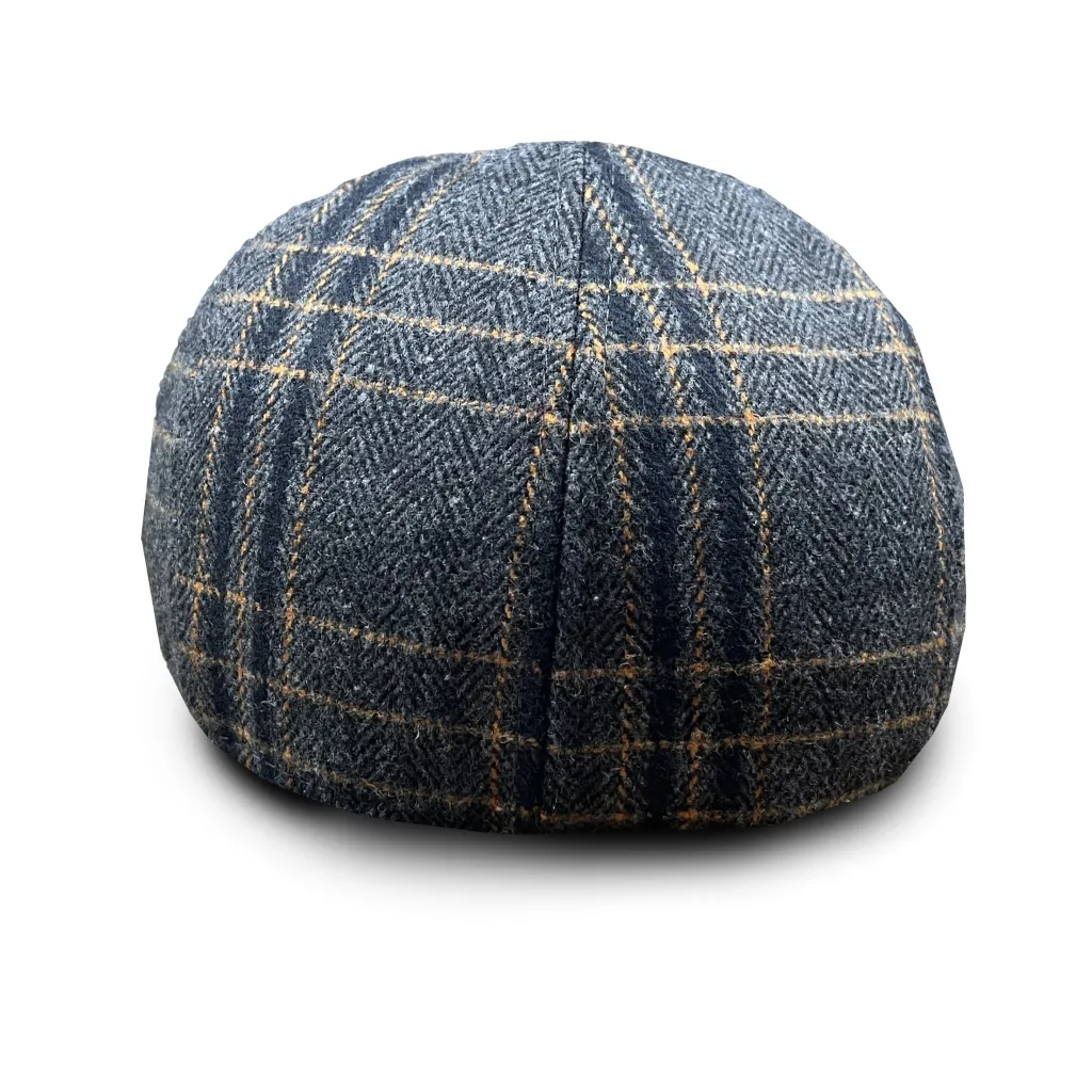 The Halloween Rose Boston Scally Cap - Plaid