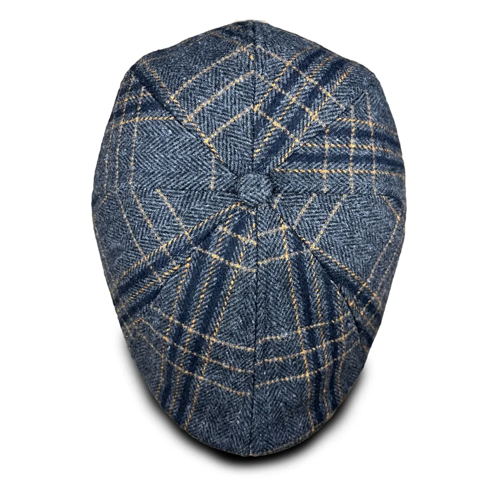 The Halloween Rose Boston Scally Cap - Plaid