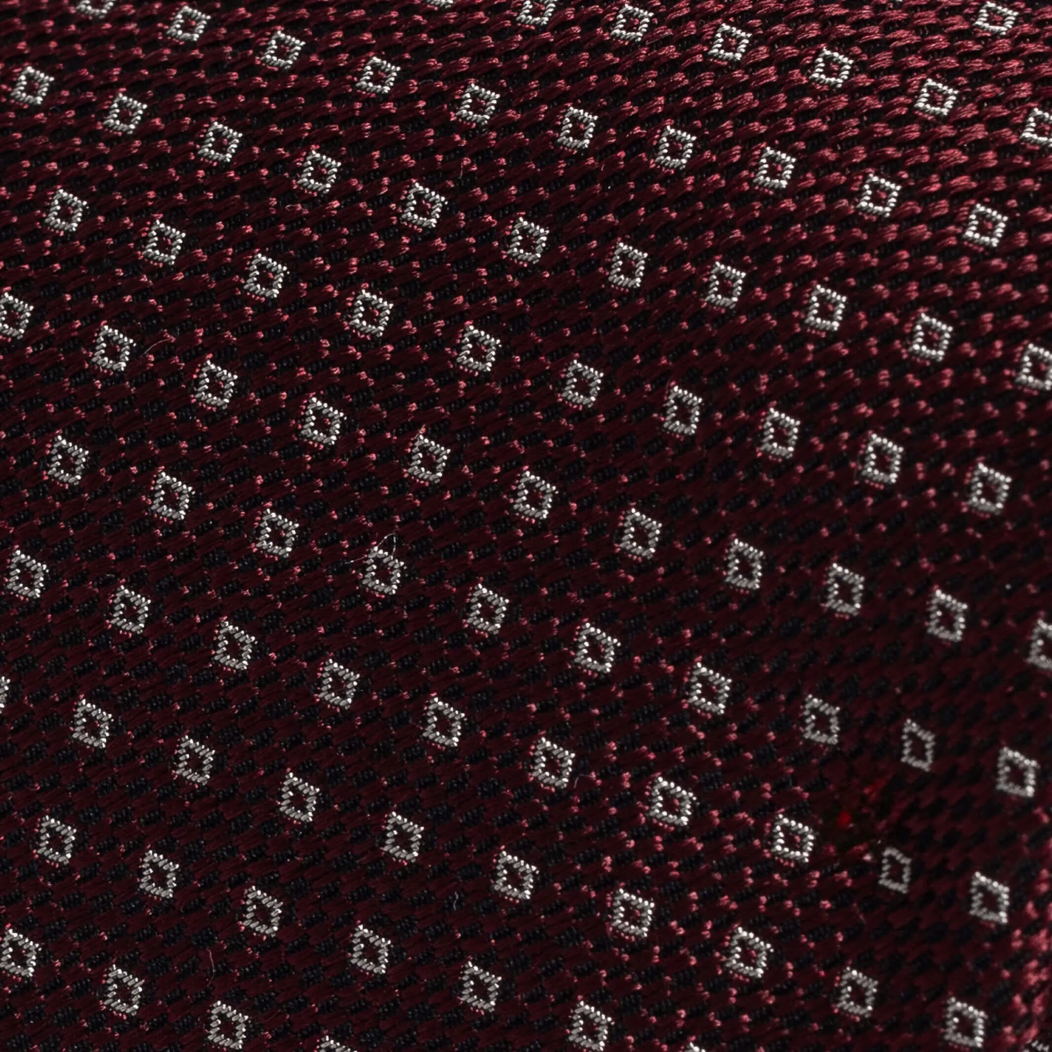 The Maroon Monte Silk Cotton Tie