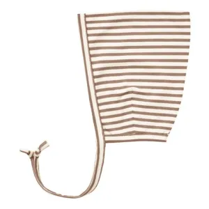 The Pixie Bonnet by Quincy Mae - Walnut Stripe
