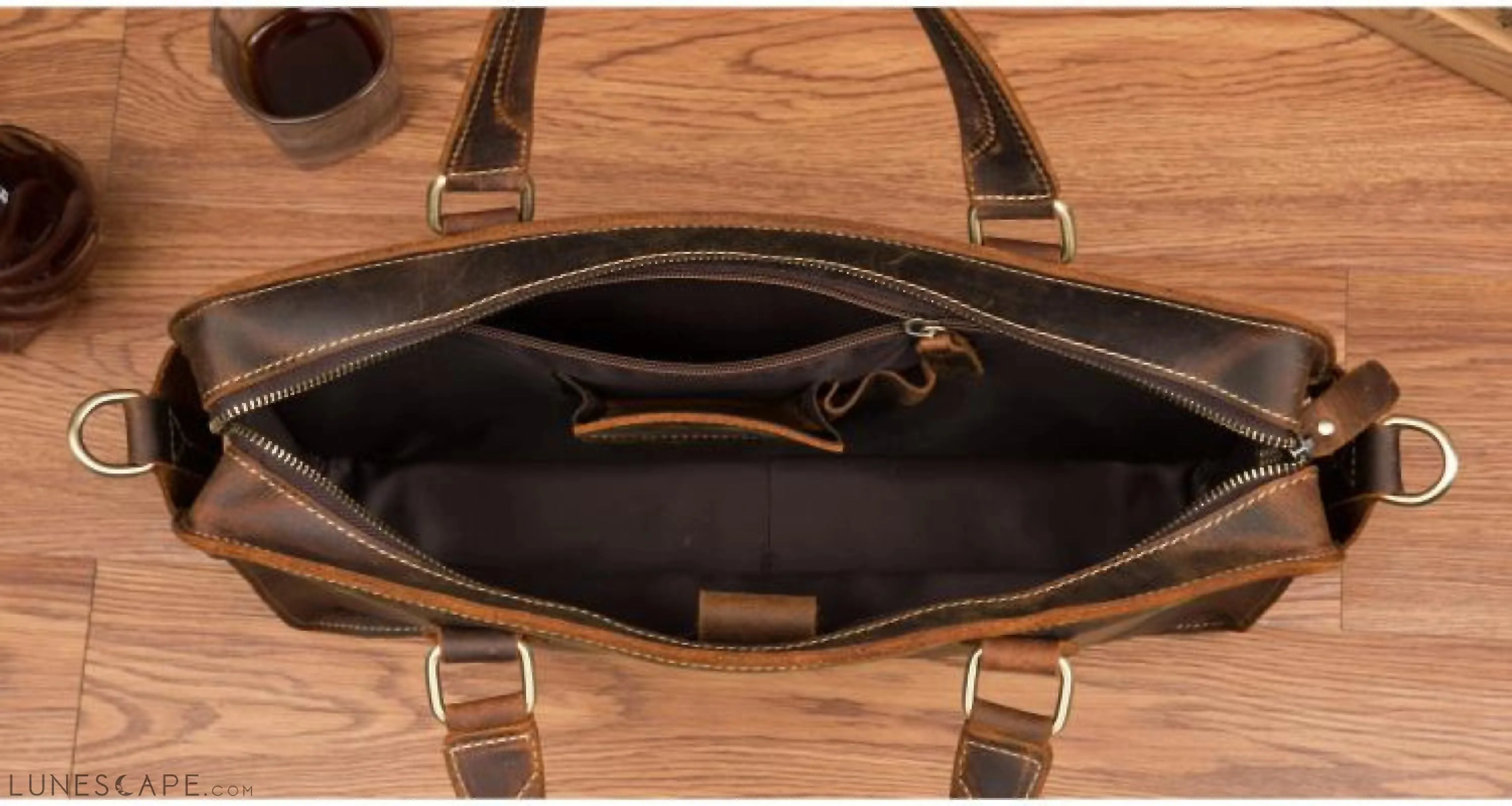 The Viggo Briefcase | Genuine Leather Messenger Bag