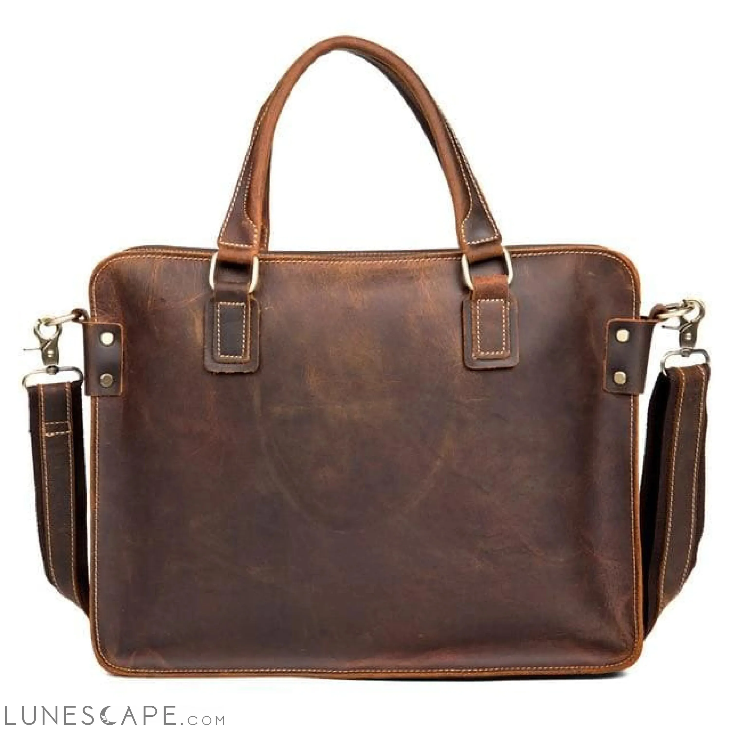 The Viggo Briefcase | Genuine Leather Messenger Bag