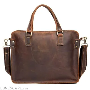 The Viggo Briefcase | Genuine Leather Messenger Bag