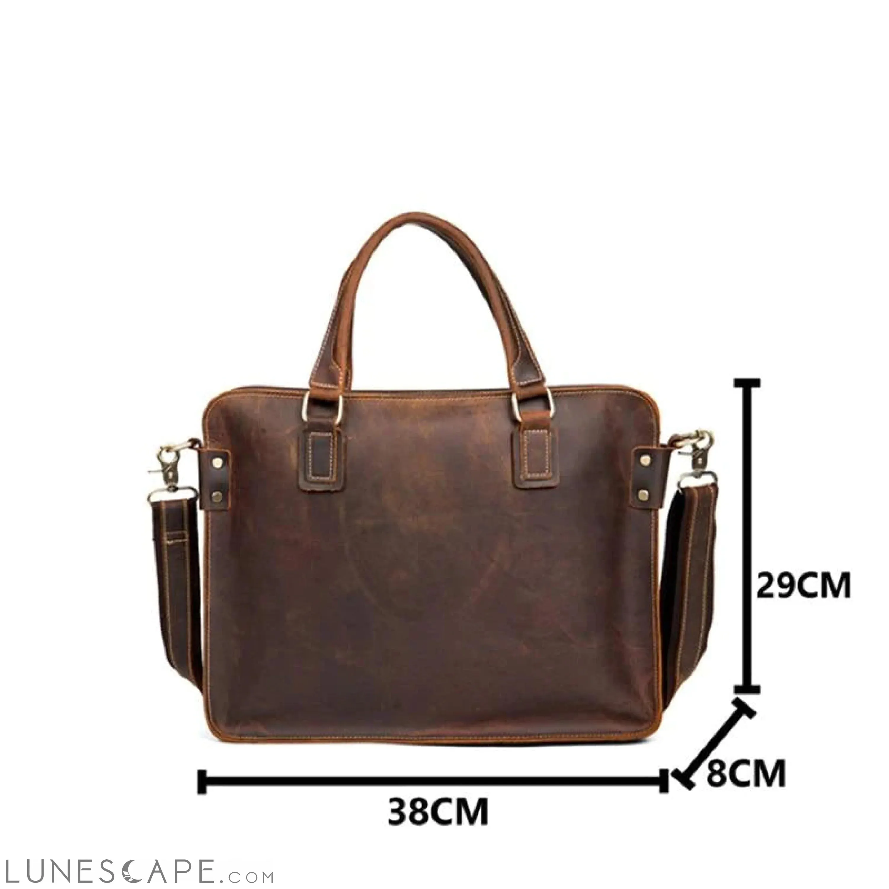 The Viggo Briefcase | Genuine Leather Messenger Bag