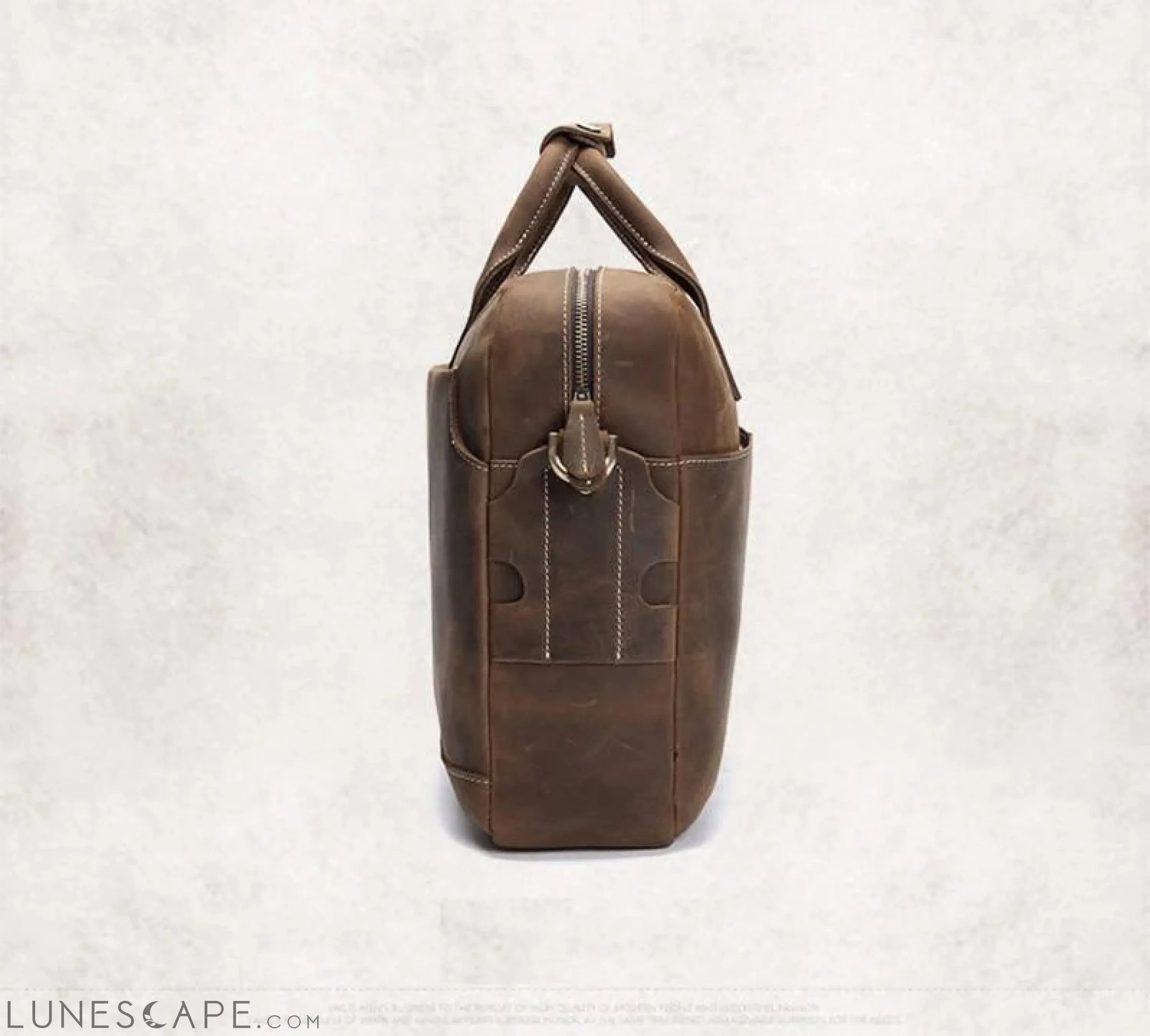 The Welch Briefcase | Vintage Leather Messenger Bag