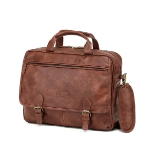 Tosca V.L Laptop Briefcase Brown