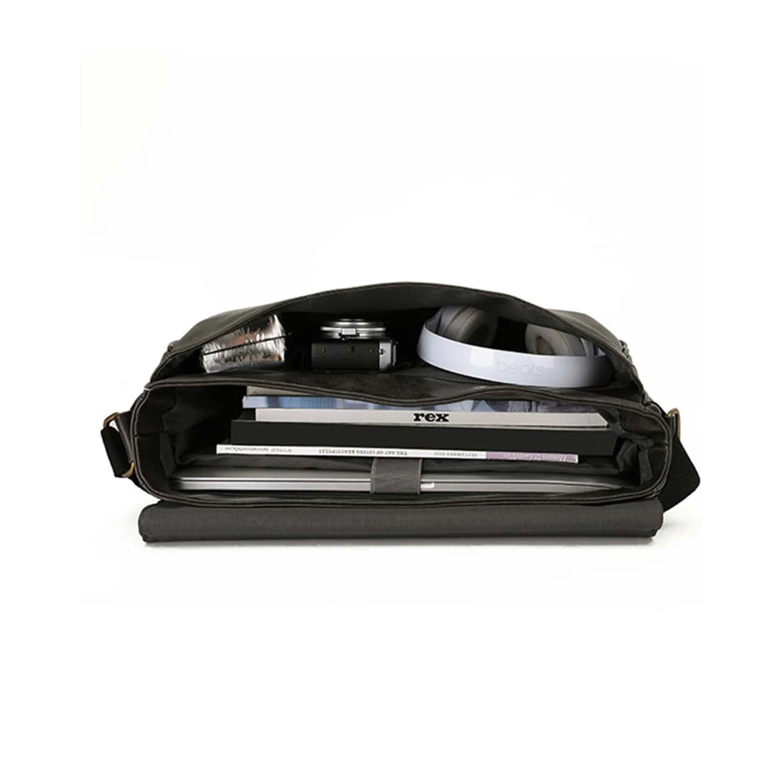 Tosca V.L Laptop Messenger Bag Ash Black
