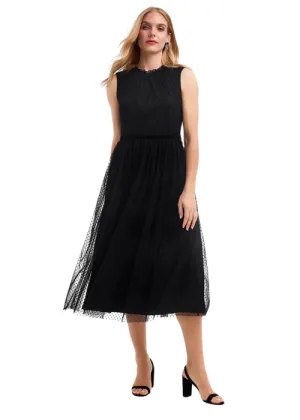TULLE SLEEVELESS DRESS