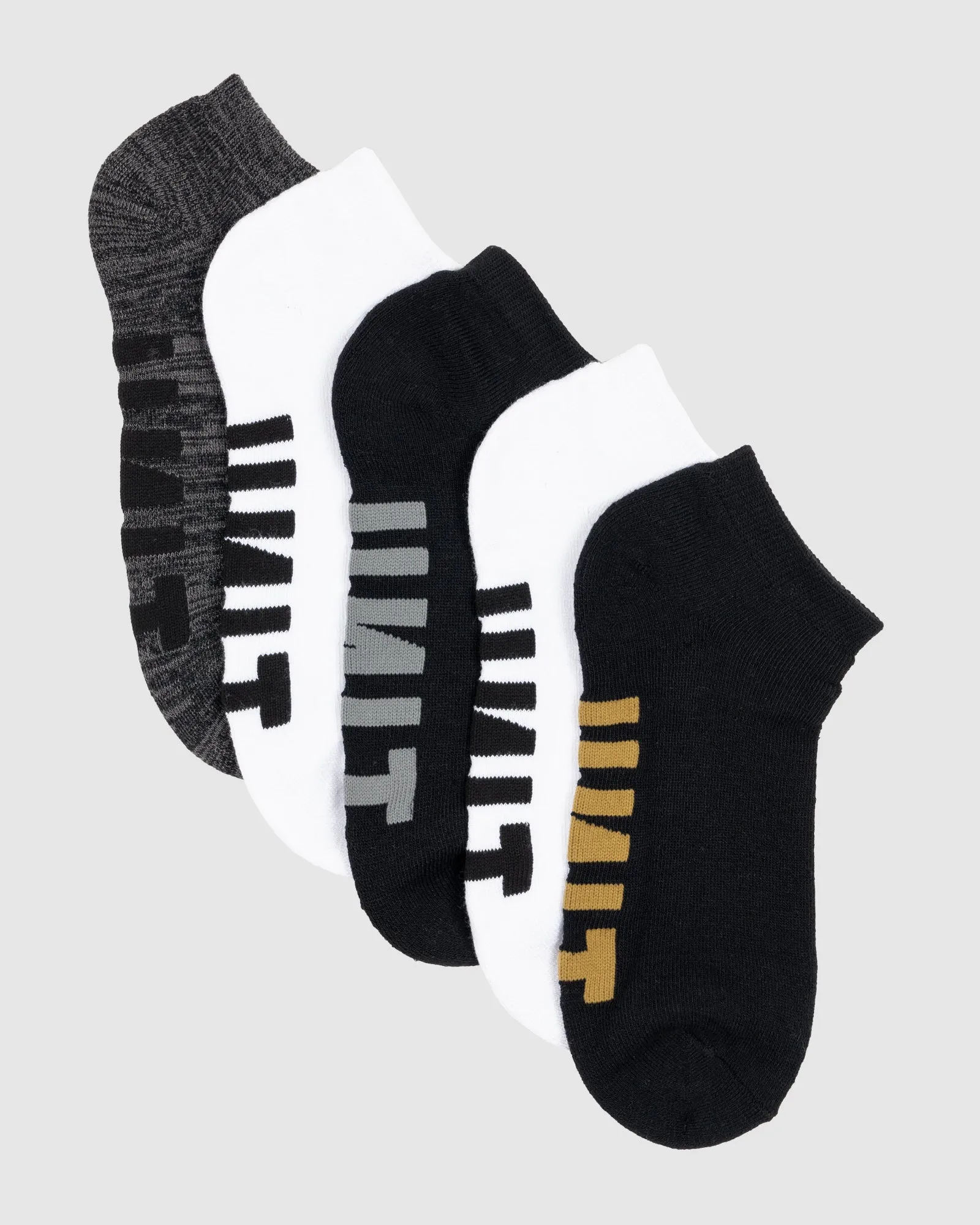 UNIT Essential Men's Bamboo No Show Socks - 5 Pack