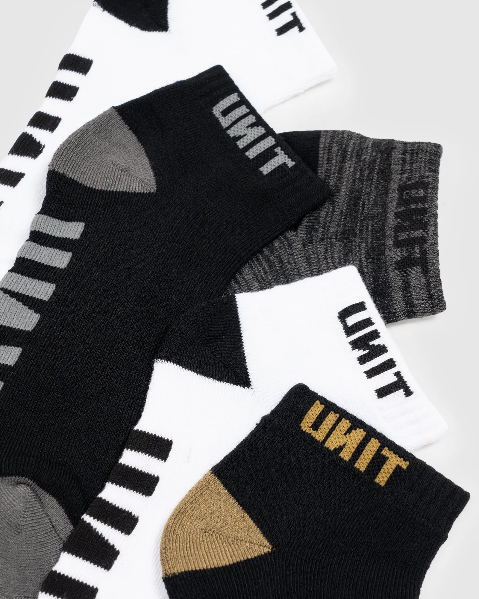 UNIT Vital Men's Bamboo Lo-Lux Socks -  5 Pack