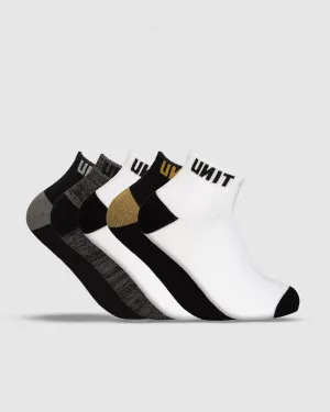 UNIT Vital Men's Bamboo Lo-Lux Socks -  5 Pack