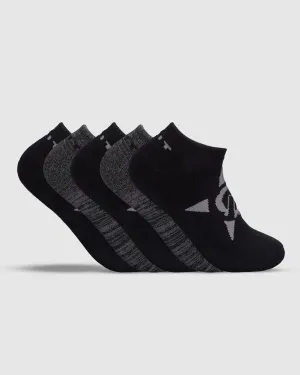 UNIT Void Men's Bamboo No Show Socks - 5 Pack