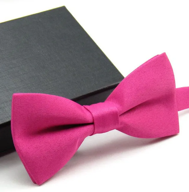 Veektie  Solid Colors Fashion Bow Ties For Men Bowtie Tuxedo Classic  Wedding Party  Red Black White Butterfly  Brand Cravate