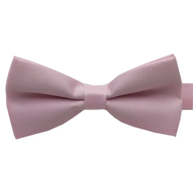 Veektie  Solid Colors Fashion Bow Ties For Men Bowtie Tuxedo Classic  Wedding Party  Red Black White Butterfly  Brand Cravate