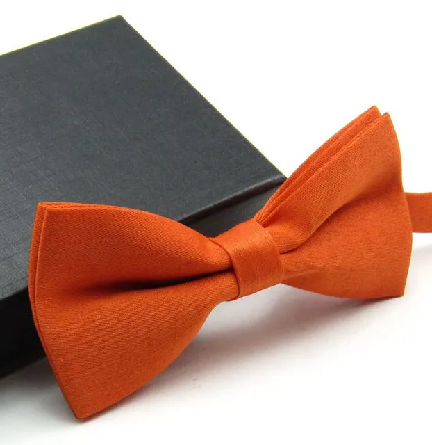 Veektie  Solid Colors Fashion Bow Ties For Men Bowtie Tuxedo Classic  Wedding Party  Red Black White Butterfly  Brand Cravate