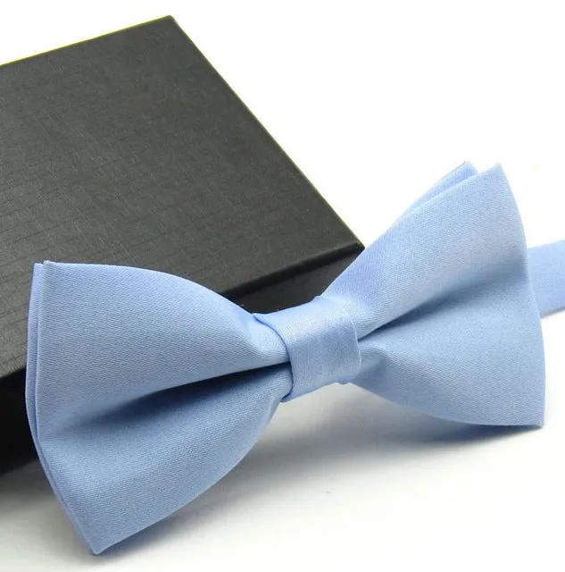Veektie  Solid Colors Fashion Bow Ties For Men Bowtie Tuxedo Classic  Wedding Party  Red Black White Butterfly  Brand Cravate