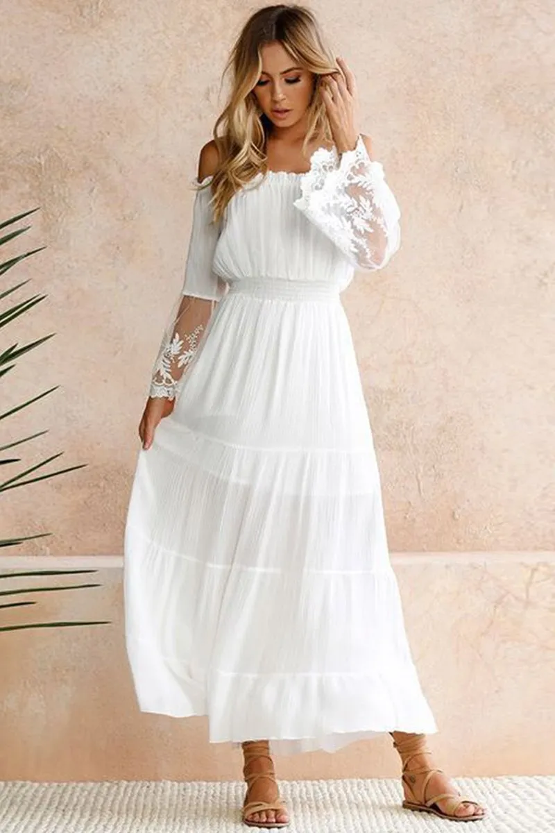 Vintage Lace Maxi Dress
