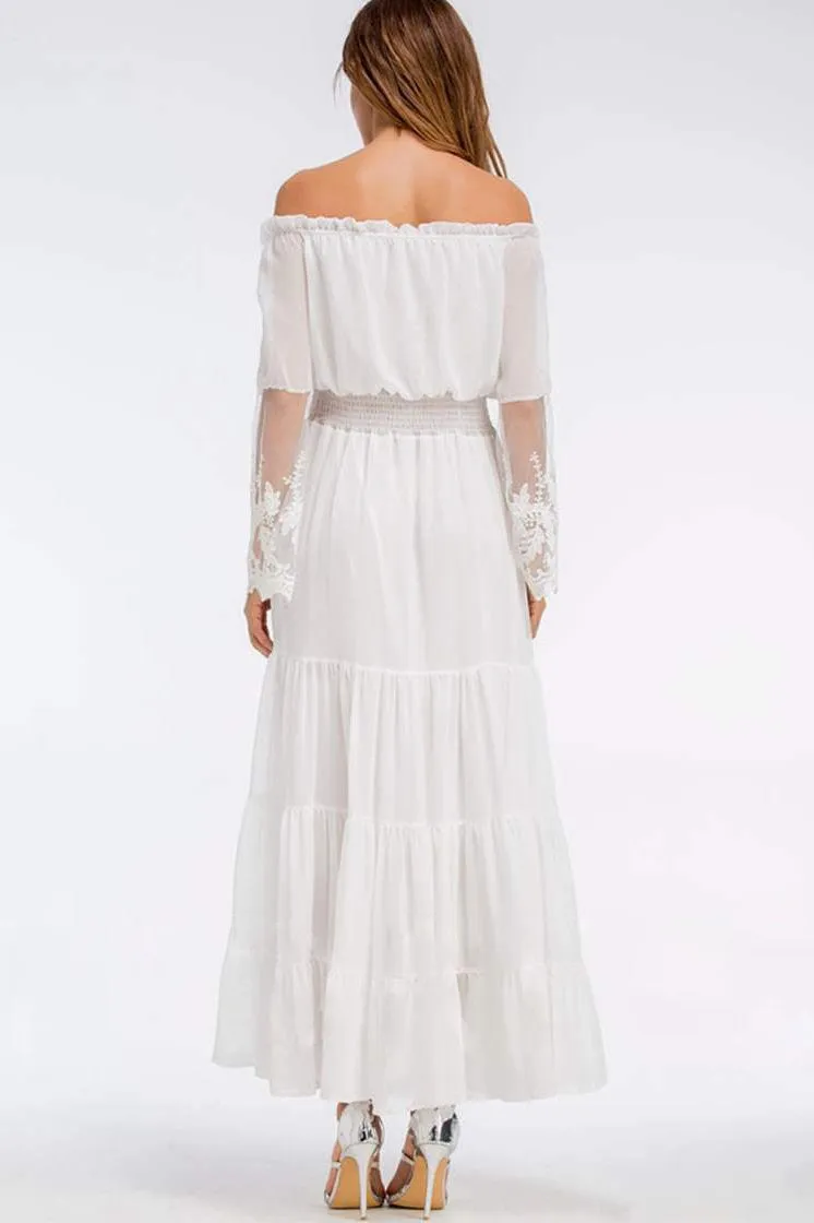 Vintage Lace Maxi Dress