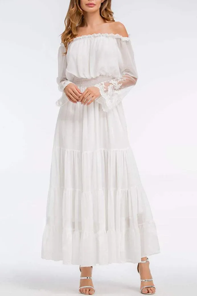 Vintage Lace Maxi Dress