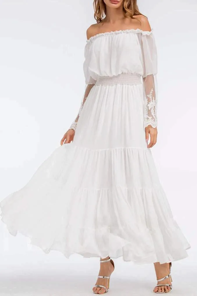 Vintage Lace Maxi Dress