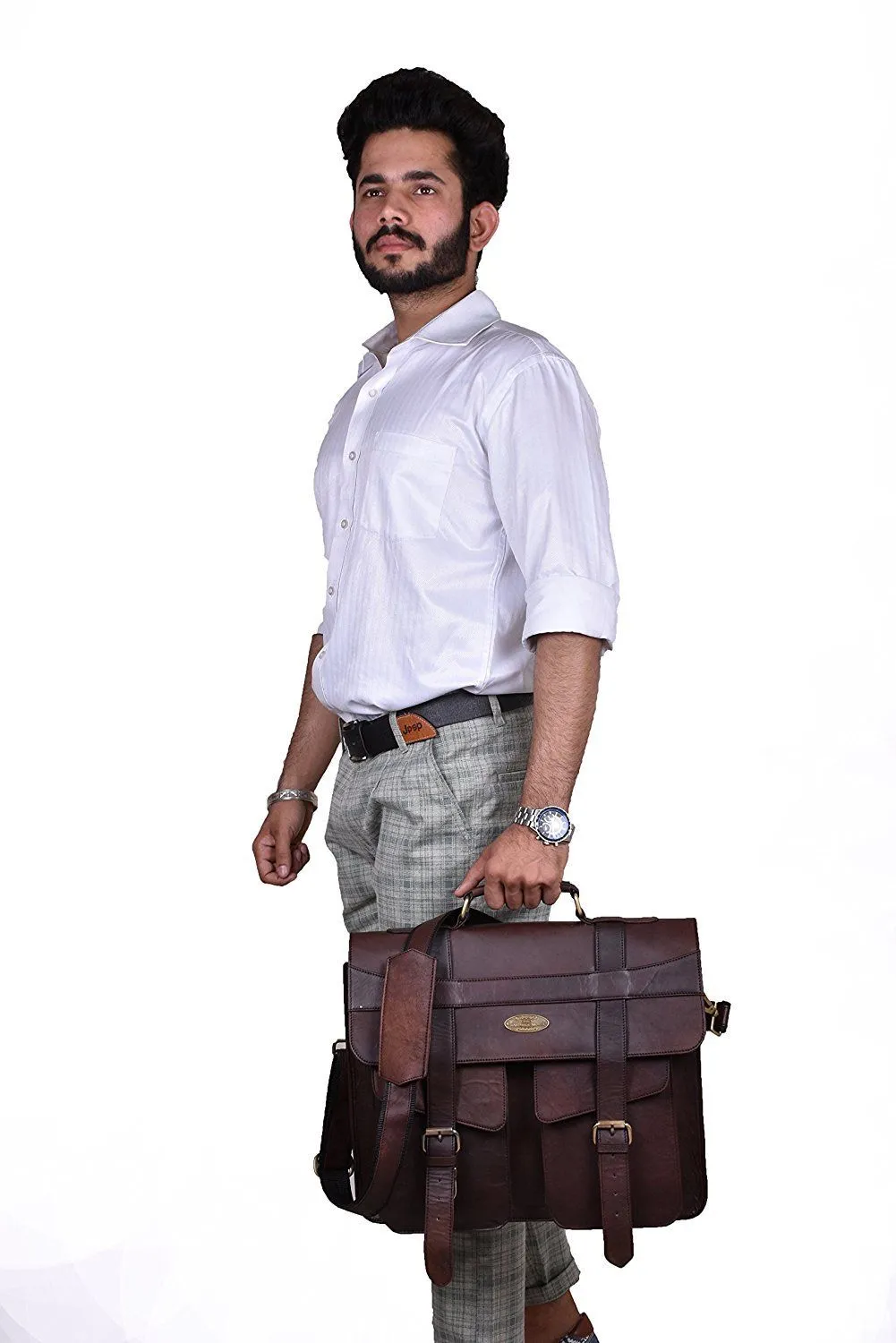 Vintage Leather Briefcase