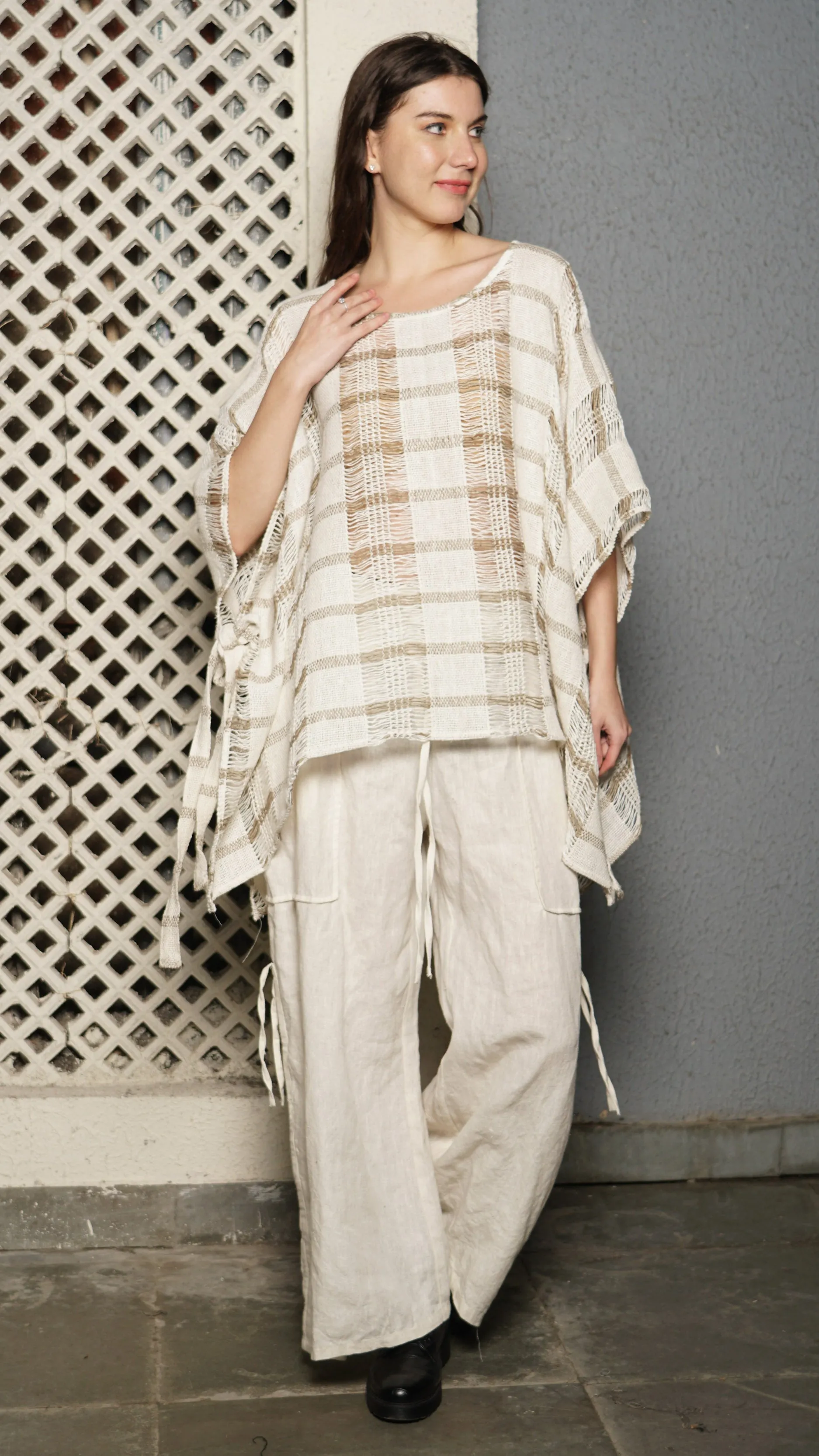 Waverly Linen Top in Cream