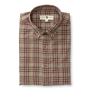 Westfall Plaid Cotton/Wool Twill Sport Shirt