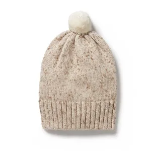 Wilson   Frenchy Knitted Hat - Almond Fleck