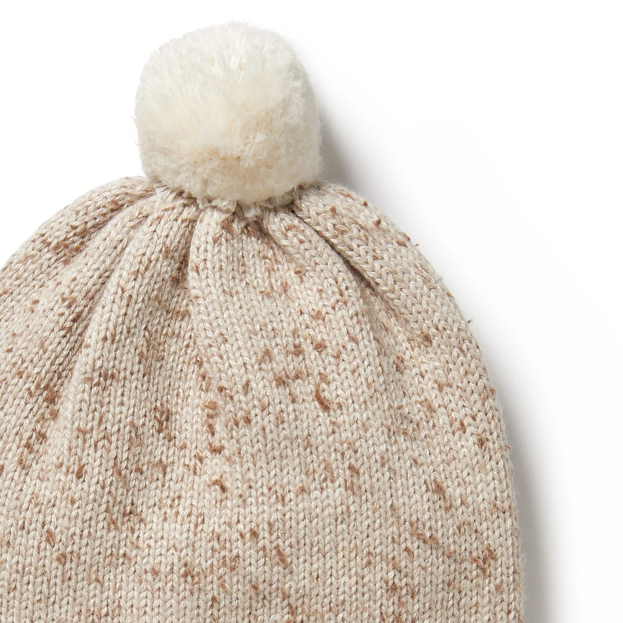 Wilson   Frenchy Knitted Hat - Almond Fleck