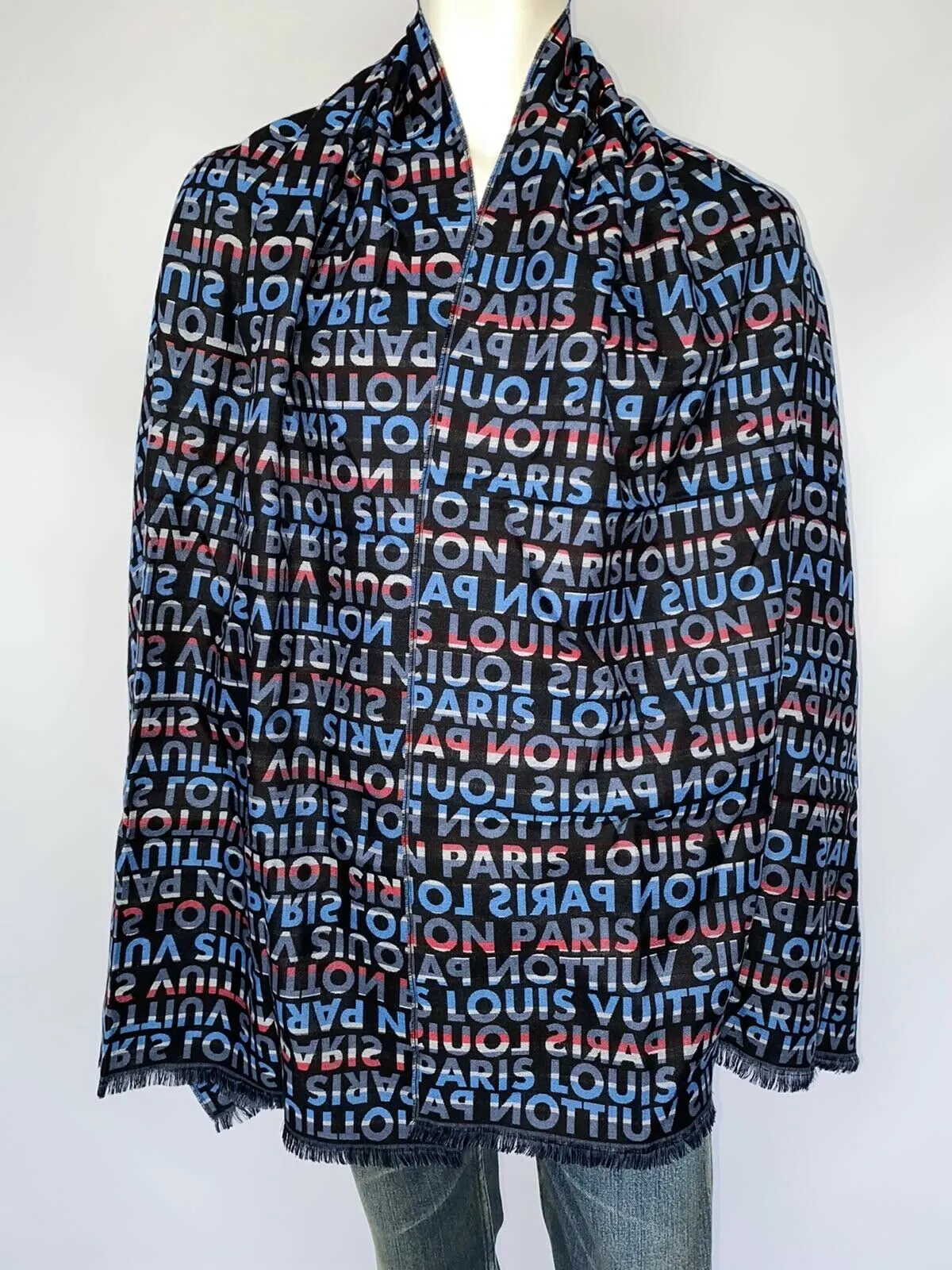 Wool Silk Scarf / Shawl