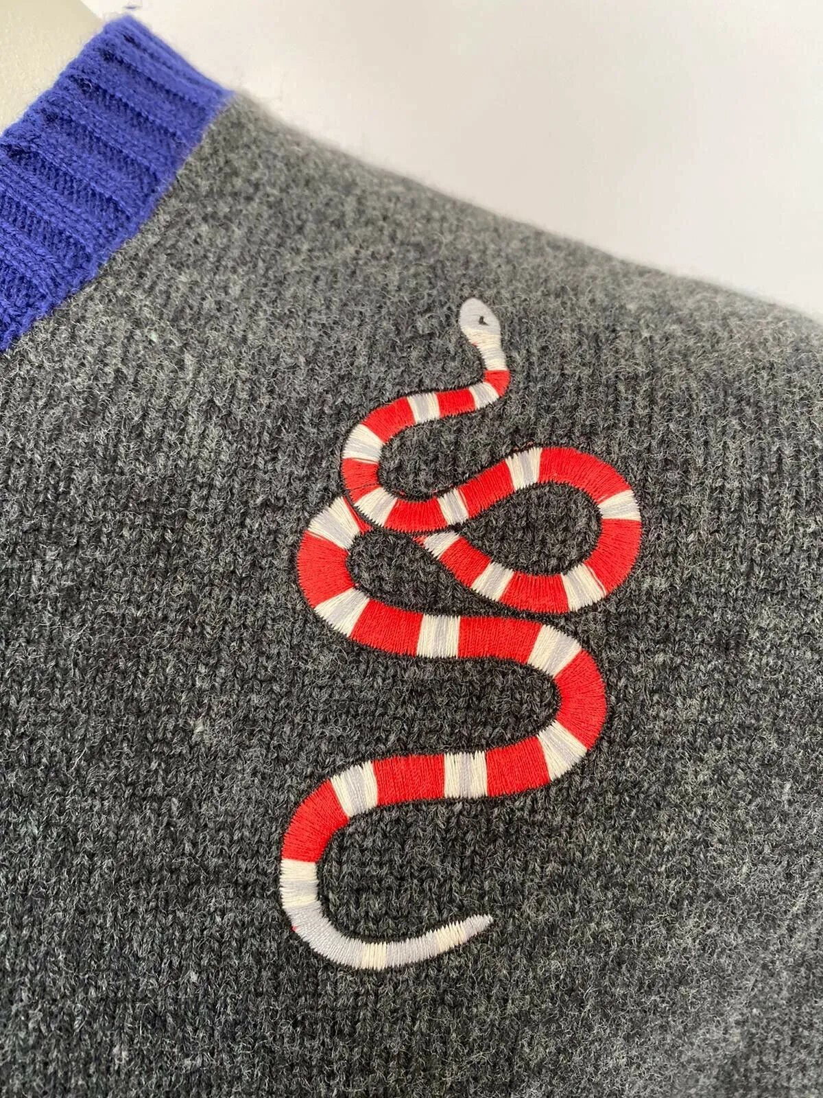 Wool Sweater With Embroideries