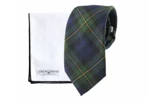 Wool Tartan Tie & Square Set